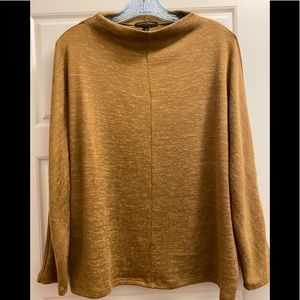 Banana Republic funnel neck top, size L